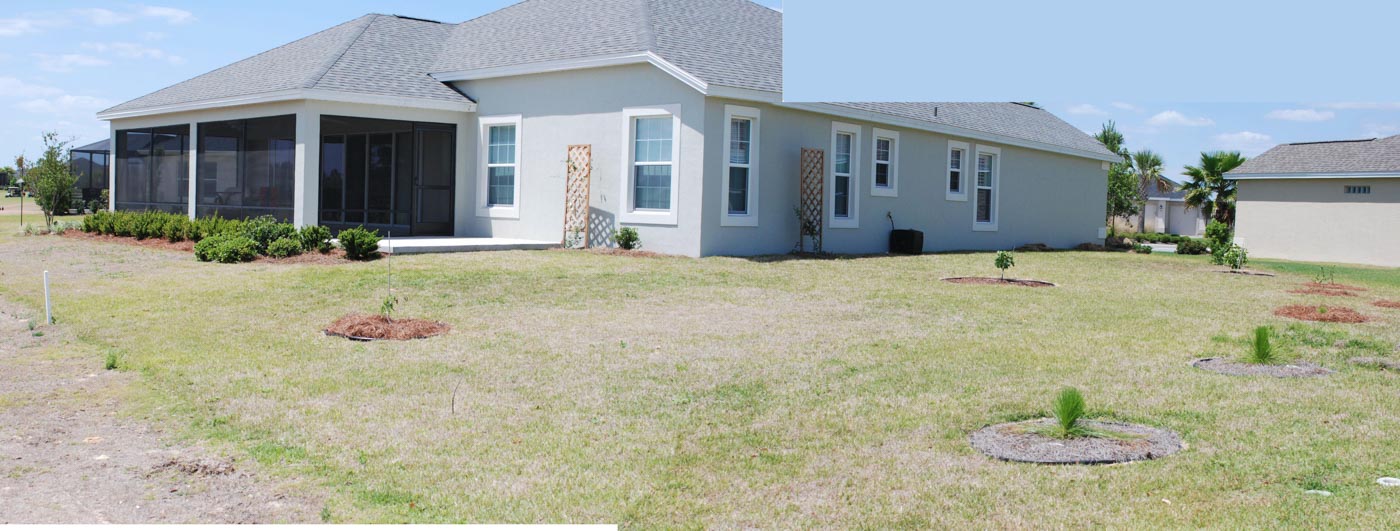 Residential before landscaping